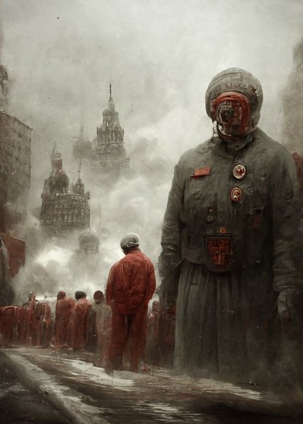 россия будущего, нейросеть, Изображение, сгенерированное нейросетью.