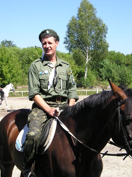 Рмоан Орищенко учил пластунов в конном лагере