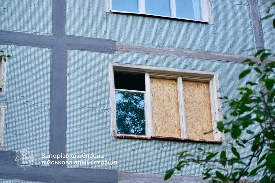 разрушения в Запорожье