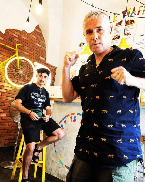 Константин Грубич с сыном Ярославом