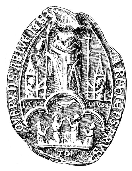 Печать Альберта Сюрбера, архиепископа Пруссии, Ливонии и Эстонии