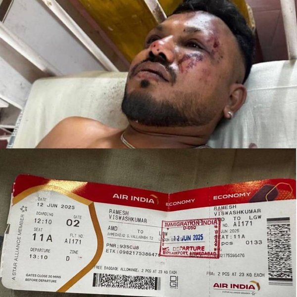 Рамеш Вішвашкумар, той, хто вижив, авіакатастрофа