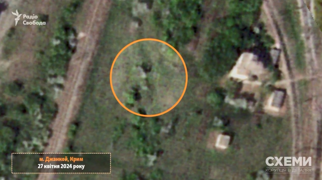 фото точки у Джанкої 27 квітня Вибух в Криму, Джанкой, ATACMS, наслідки, фото