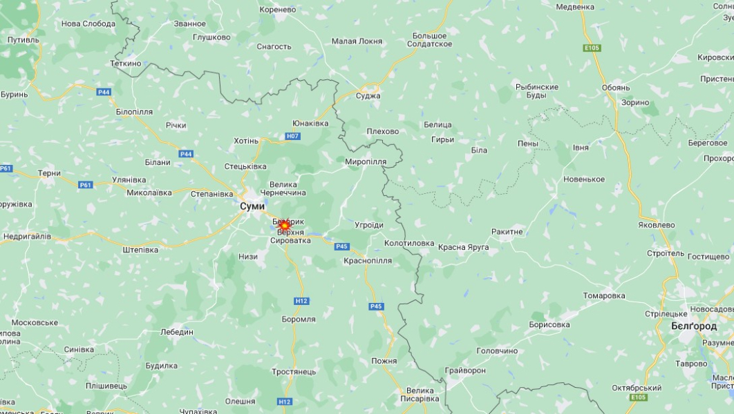 де розташоване село Бездрик Удар РФ, російський дрон, Бездрик, приліт, карта, місцерозташування