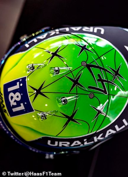 Шлем Мика Шумахера, формула 1, михаэль шумахер,