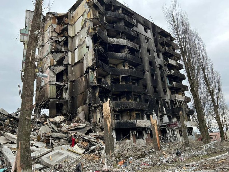 Бородянка обстрелы разрушения ГСЧС спасатели оккупанты