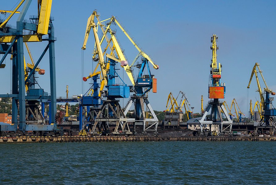 Маріупольський морський торговельний порт. 2016 рік