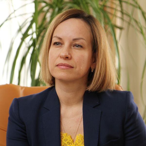 Министр социальной политики Украины Марина Лазебна
