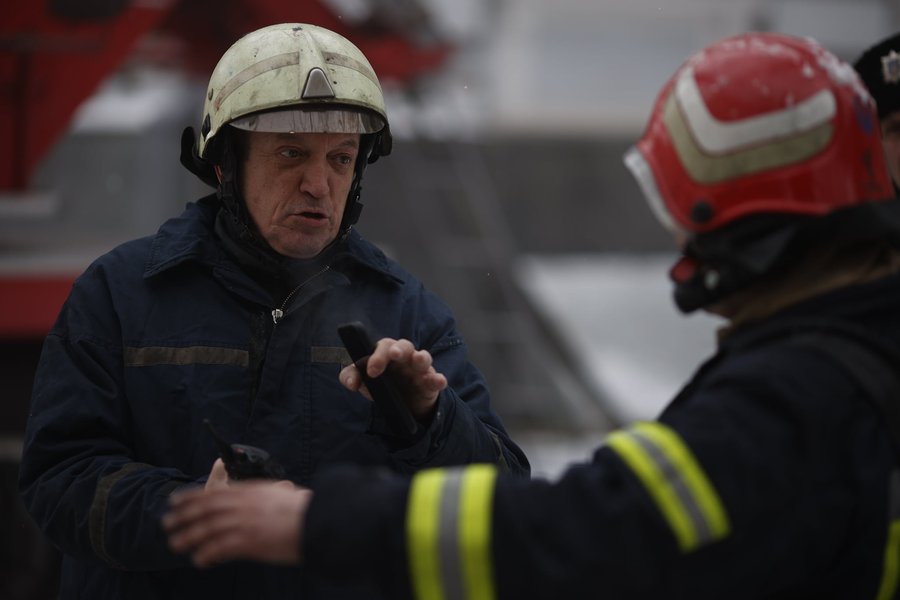 пожарные, пожар, харьков