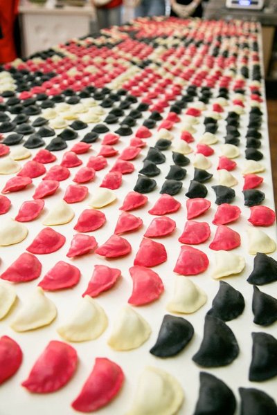 Рушник из вареников