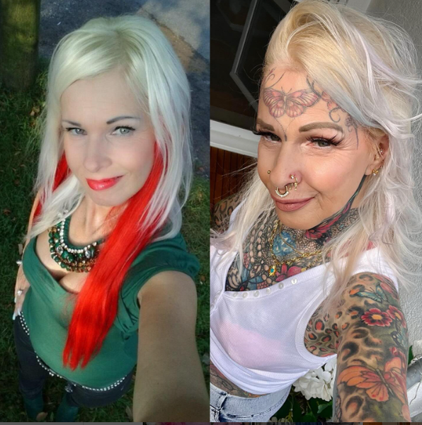 Німкеня Керстін Трістан захопилася татуюванням 9 років тому