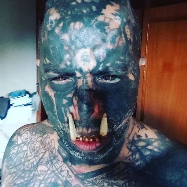 Рико Ледесма , татуировки, орк