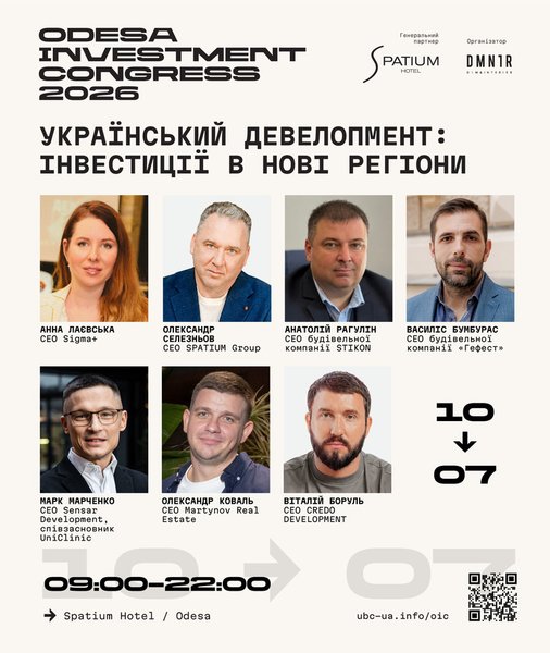 Список учасників Odesa Investment Congress 2026