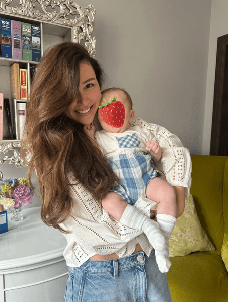 Анна Заворотнюк и ее сын Марсель