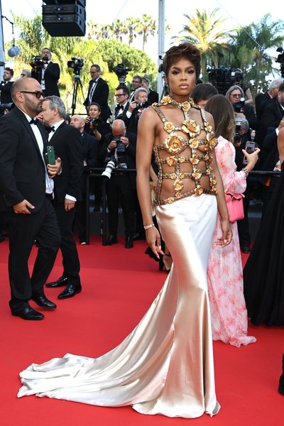 Roberto Cavalli, диди стоун, каннский кинофестиваль, канны 2022, голое платье
