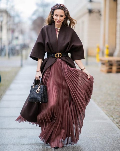 Юбка плиссе весна-лето 2021