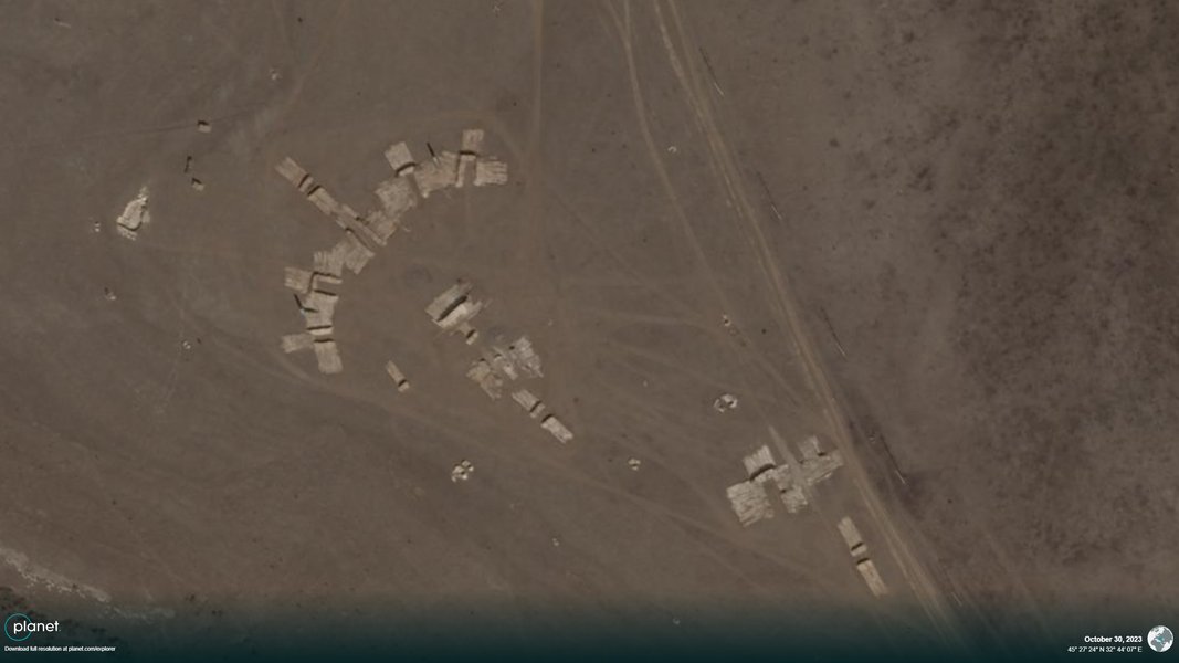 Новые позиции ПВО без техники