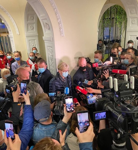 Ингрида Шимоните, Вильнюс, аэропорт,