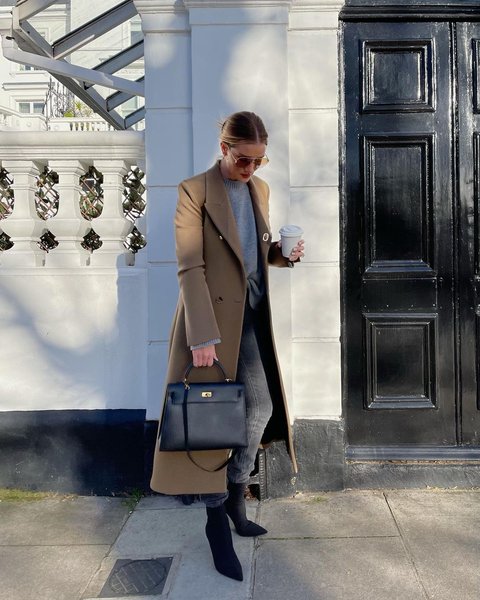 Рози Хантингтон-Уайтли, пальто, подруга стейтема, тренч, тренды осени 2021, тренды осени