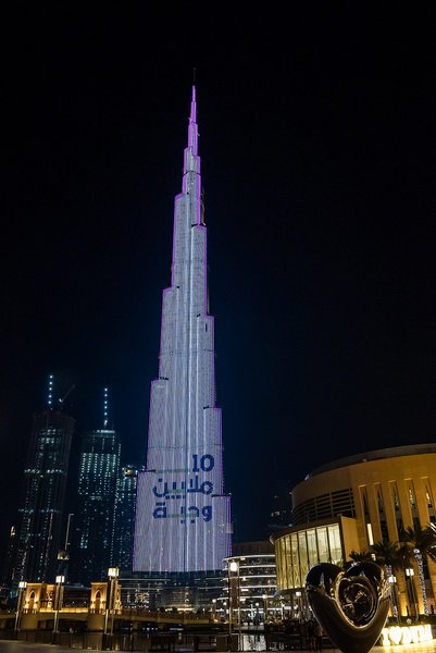 коронавирус, Дубай, Бурдж-Халифа