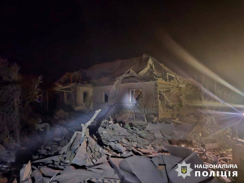 Ракетний удар по Київській області