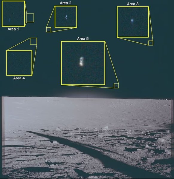 Довжина 5,5 кілометрів: на знімку NASA з Місяця помітили можливий корабель інопланетян