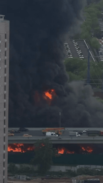пожежа москва