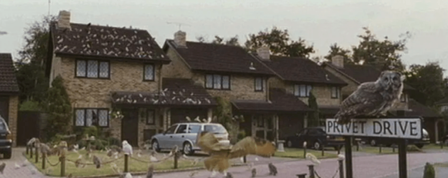 Улица, где жил Гарри Поттер