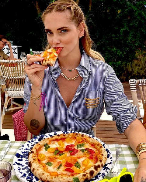 кьяра ферраньи, пицца, блогер, инфлюэнсер
