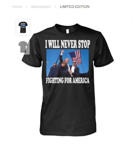 футболки 2 Трамп замах на Трампа футболки