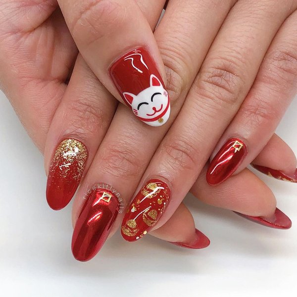 маникюр новый год, маникюр на новый год, новогодний маникюр, тренды маникюра