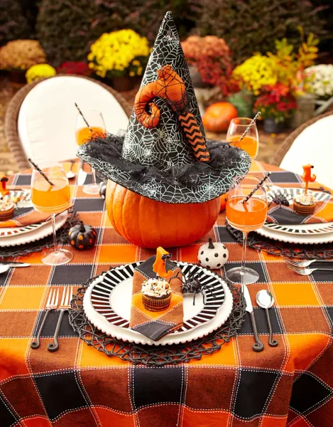 идея декора праздника на хэллоуин