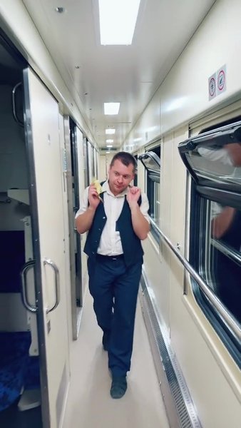 Олександр Барильник, провідник поїзда