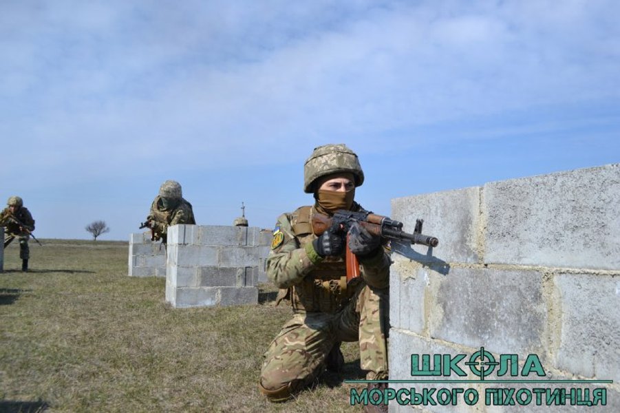 морпех, учения, украина, всу, небо