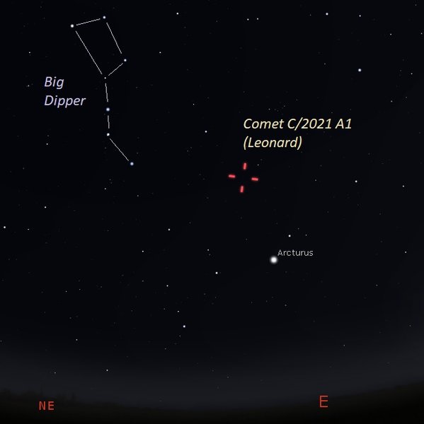 комета Леонард