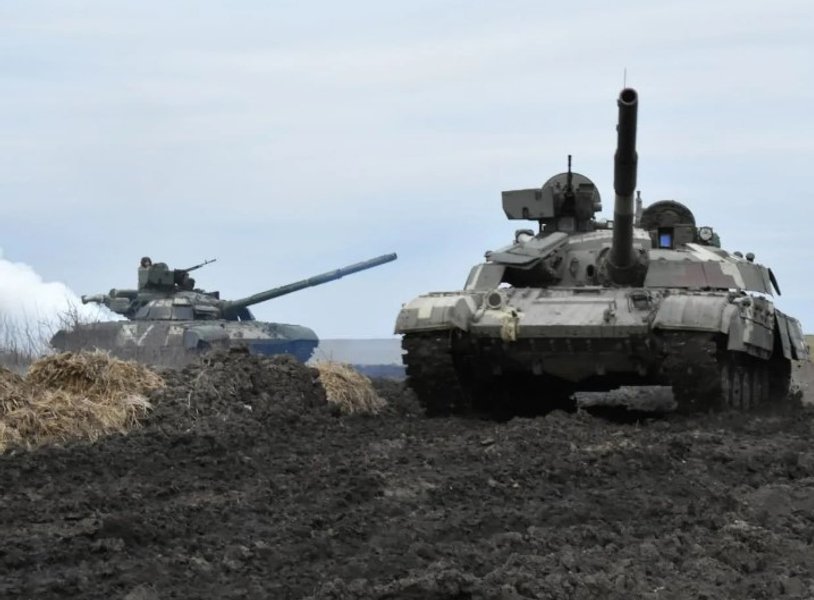 ВСУ, учения, Крым, танки,