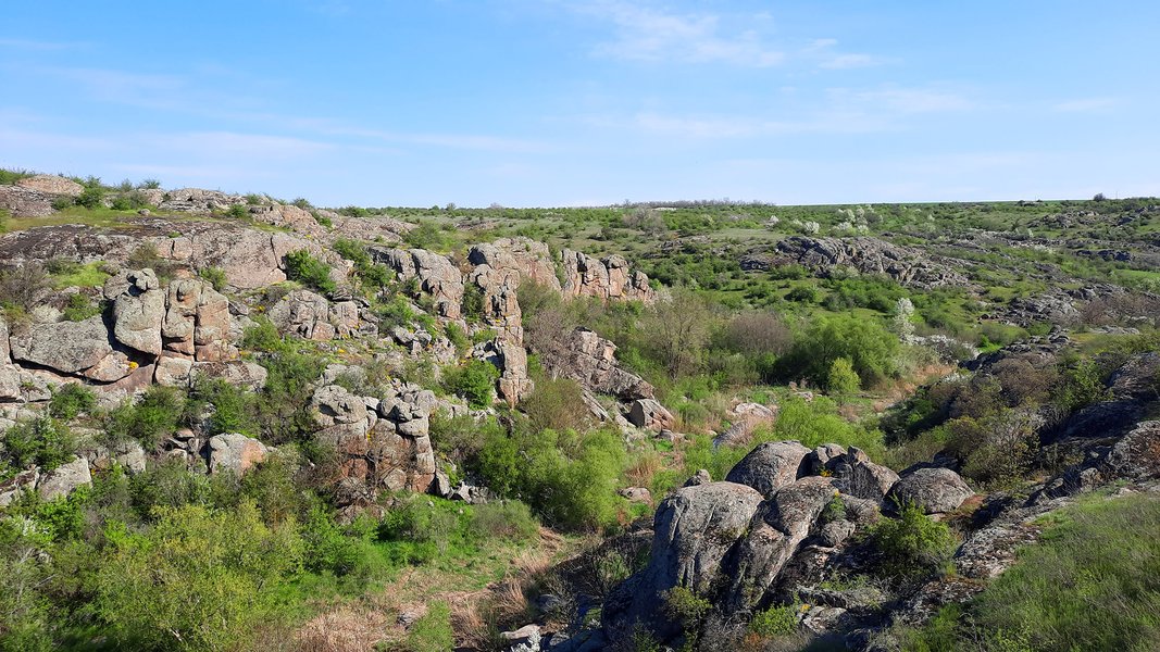 Актовский каньон пейзаж