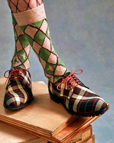 Обувь в клетку, клетчатая обувь, тренд сезона, модная обувь, клетка