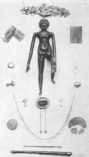 кукольный набор, кукла, зеркальце, украшения, снимок