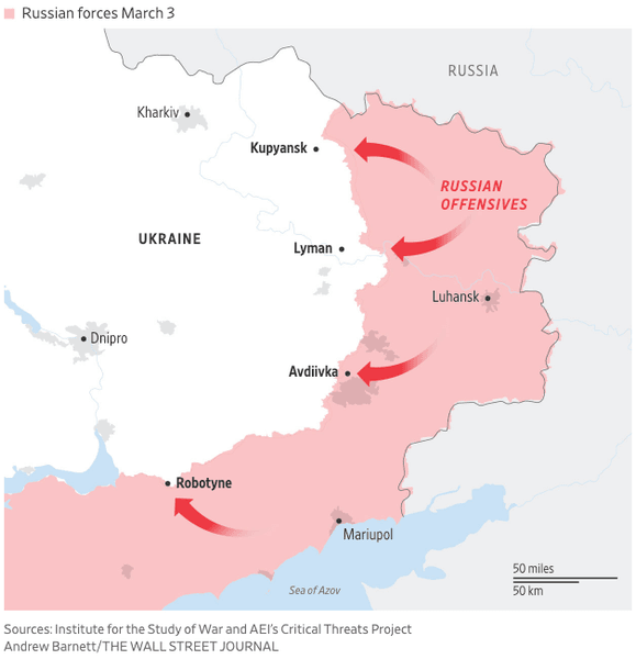 де наступає росія