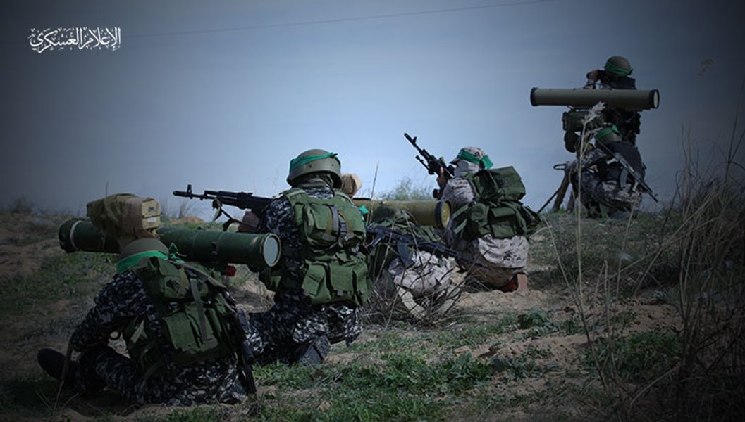 сектор ГАЗА, ХАМАС, бойцы ХАМАС, бригады аль-Кассама, ПТУР