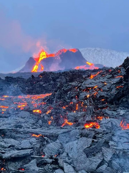 Ісландія, вулкан Фаградальсфьядль