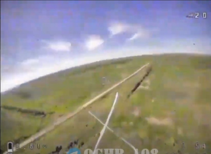 дрон, атака, блиндаж, российские оккупанты