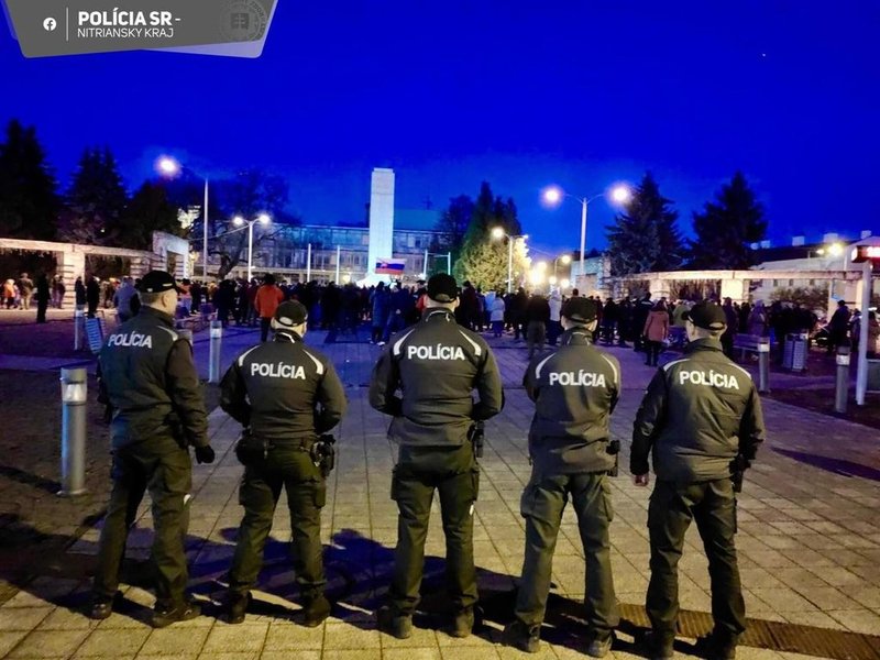 Протесты в Словакии