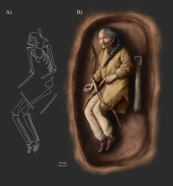 археологи, археология, Венгрия, женщина, захоронение, оружие, мадьяры, могила, генетический анализ, лук