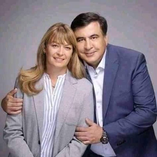 Міхеїл Саакашвілі і Сандра Рулофс
