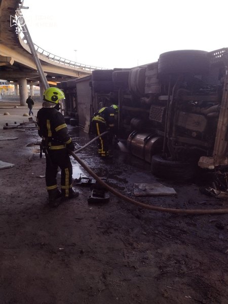 грузовик, выдубичи, южный мост