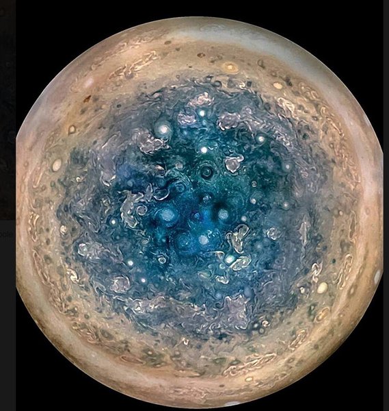 Юпітер південний полюс