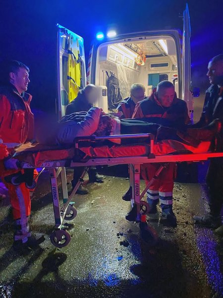 маршрутка, зіткнення маршрутки, маршрутка в'їхала до блокпосту, аварія Чернігівська область