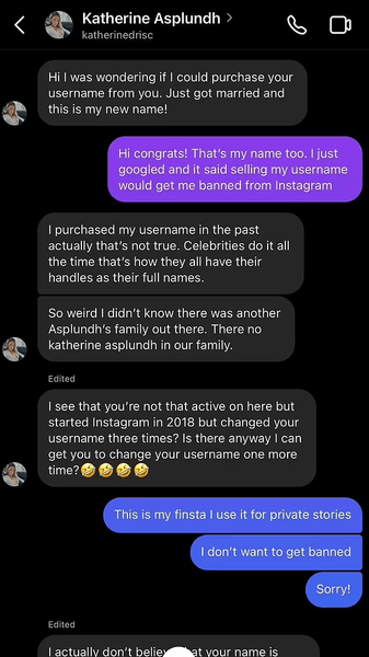 Сообщения в Instagram, спор, жена миллиардера, переписка, личка переписка, смена имя пользователя, скандал, ссора